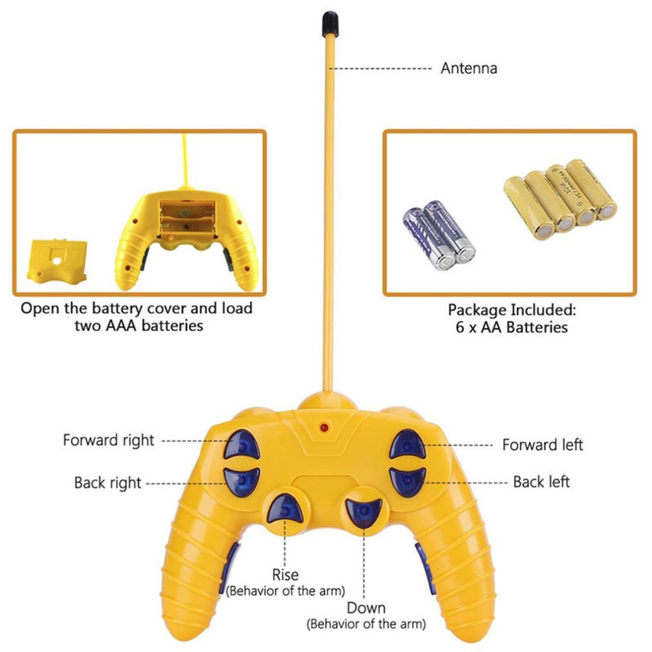 JCB Wireless with Remote Control