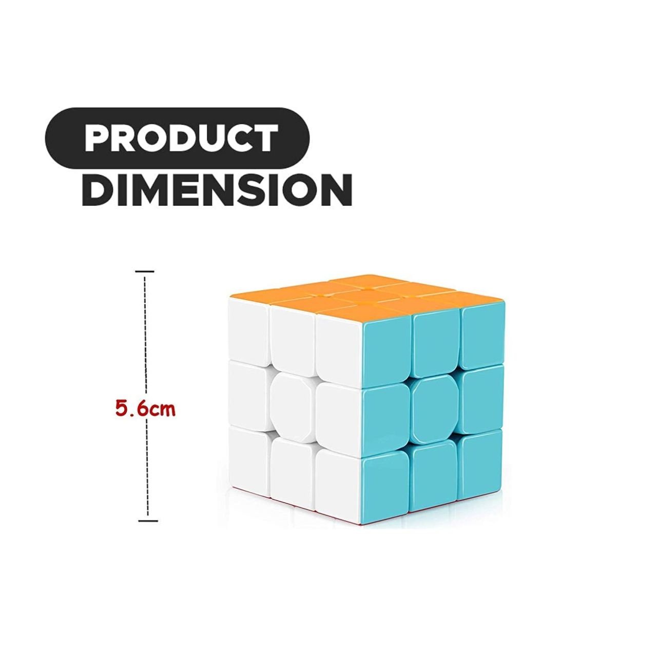 3×3 Stickerless Cube