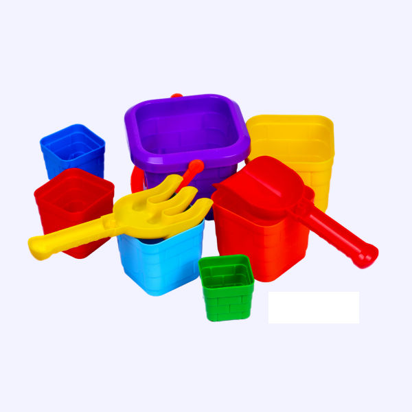 Rainbow Bucket stacking